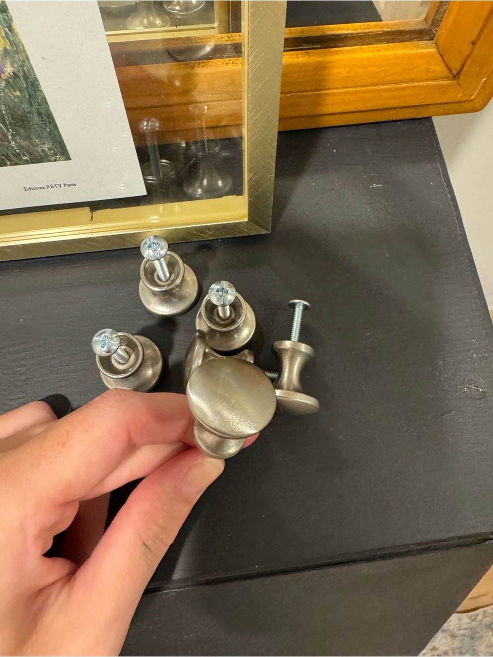 Brushed Silver knobs